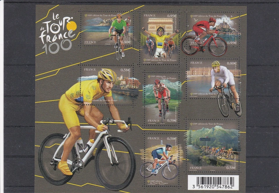 法国 2013 年自行车巡回赛 BF 全新 * YT F4755 — 第 1/1 张图片