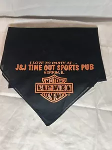 5er Set Harley Davison Bandana/Taschentücher I love to party at JJ time out Bar - Bild 1 von 5