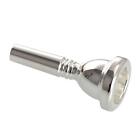 Trombone Mouthpiece Sturdy Silver Plated For Professionals Starters Amateurs
