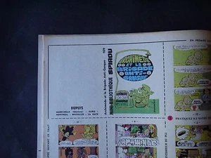 JOURNAL DE SPIROU N°1568 + MINI RÉCIT N°409 ARCHIMÈDE ET LA BRIGADE ANTI GANGUE - Picture 1 of 1
