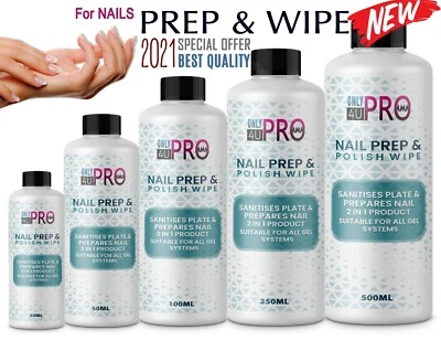 2021 Nail PREP & WIP Solution Gel Polish Cleanser Residue Remover PERFECT FINISH
