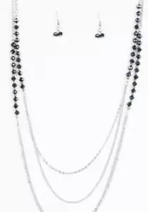 Paparazzi Necklace - Shimmer Showdown - Blue - Picture 1 of 8