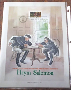 Hyam Salomon - Financial Hero of the Revolution - 10c Stamp FDI Chicago 1975 - Picture 1 of 1