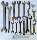 Assorted Vintage Spanners - Snail VR Sidchrome Equip Bridgeport Pope Neon DTS