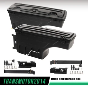 Fit For Toyota Tundra 2007-2020 Left & Right Truck Bed Storage Case Box Toolbox - Picture 1 of 11