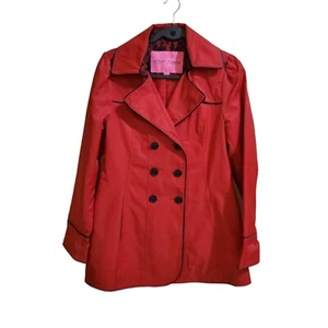 Betsey Johnson Red Jacket Sz. M   - Picture 1 of 12