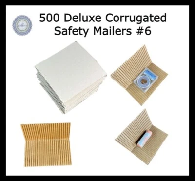 500 Cheshire Safety Mailers #6 Deluxe 6.5"x6" For Slabbed Coins / Fragile Items - Image 1 of 4