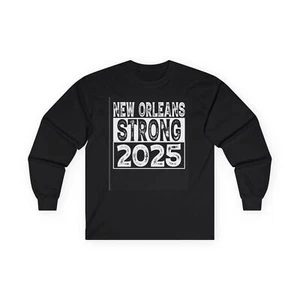 New Orleans Strong Unisex Ultra Cotton Long Sleeve Tee - Picture 1 of 3