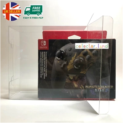COLLECTOR_LAND 1 x CAJA PROTECTORA para Nintendo Switch Pro Controller Pantalla Transparente Estuche de Plástico