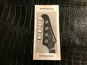 1981 VINTAGE GIBSON GUITAR PRE-OWNERS MANUAL - VICTORY BASS SERIES - Picture 1 of 2