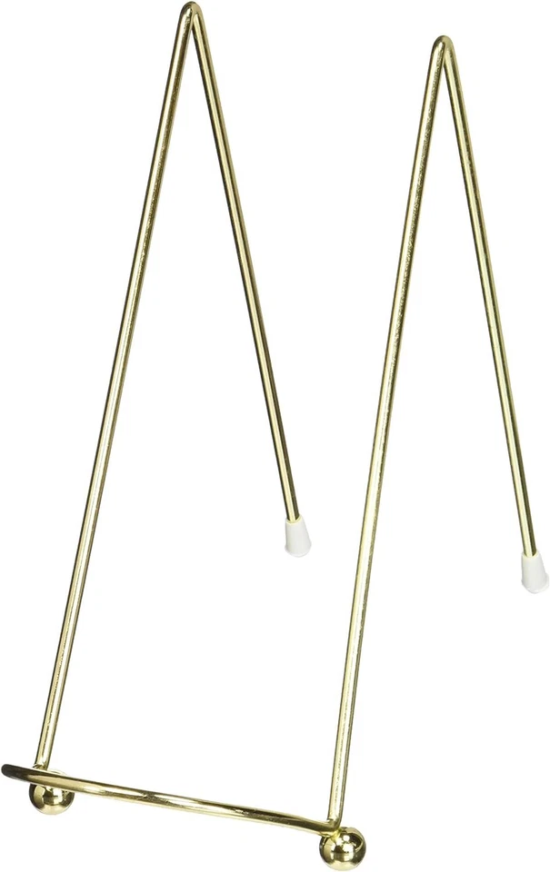 Caballete de metal chapado en oro Darice 17020 6,5 x 2,5 x 5 / soporte de exhibición para fotos Foto 1 de 2