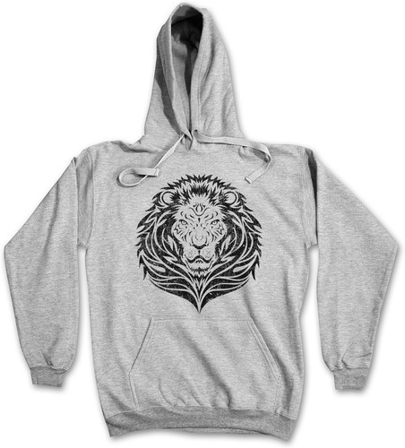 LOEWE FELPA CON CAPPUCCIO TRIBALE LEONE celtica religione simbolo cultura tatuaggio arte leone