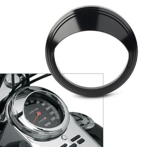 Speedometer Gauge Bezel Covers Trim Ring Visor 5" Fit Harley Road Glide Custom - Picture 1 of 7