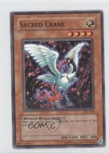 2004 Yu-Gi-Oh! Invasion of Chaos Unlimited Sacred Crane #IOC-069 0b5