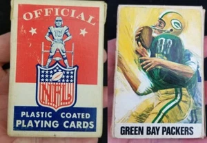 Vintage Green Bay Packers Official NFL Playing Cards 50s 60s Stancraft KOMPLETT! - Bild 1 von 9