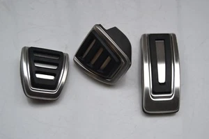 Original VW Audi Seat Skoda Sportpedalabdeckung Edelstahl Schaltung - Bild 1 von 6