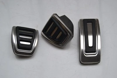 Original VW Audi Seat Skoda Sportpedalabdeckung Edelstahl Schaltung - Bild 1 von 4