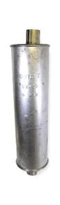 22453 Exhaust Muffler Shell 18" x 5" - Outlet Inner Diameter 1.75"x 1.60" - Picture 1 of 2