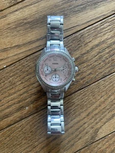 Fossil Women's CH2798 Flight Stainless Steel PINK - Picture 1 of 3