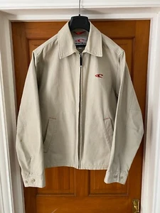 Chaqueta de bombardero O'Neill Harrington para hombre talla M beige de lona de algodón - Imagen 1 de 12