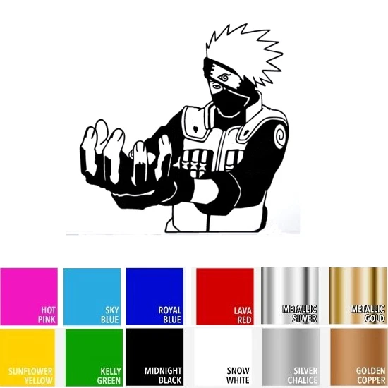 Kakashi Chidori Naruto Vinyl Decal Sticker for MacBook Pro Air Mac 13 15" Laptop - Image 1 of 4