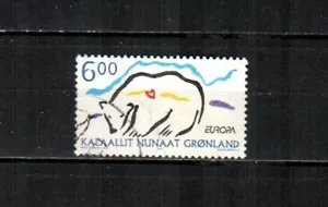 GREENLAND Scott's 348 ( 1v ) Europa, Polar Bear F/VF Used ( 1999 ) #2 - Picture 1 of 1