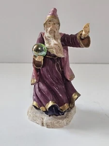 The Wizards of Glenwillow Russ Berrie Co. 9003 Wizard With Crystal Ball Figure - Picture 1 of 5