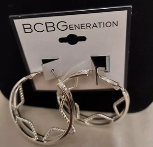 BCBGENERATION Star Hoop Earrings - Picture 1 of 3