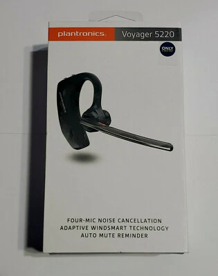 Plantronics Voyager 5220 Wireless Bluetooth Headset - BLACK  - Image 1 of 4