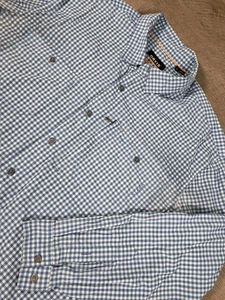Camisa Orvis Para Hombre XL Azul Cuadros Ajuste Activo Extra Grande RIVER Pesca Abotonada - Imagen 1 de 10
