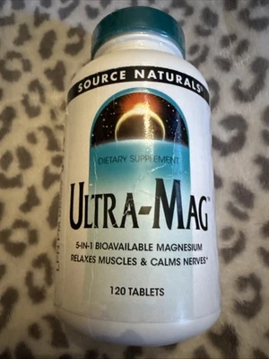 Cápsula vegana Source Naturals, Inc. Ultra-Mag 180 Foto 1 de 4