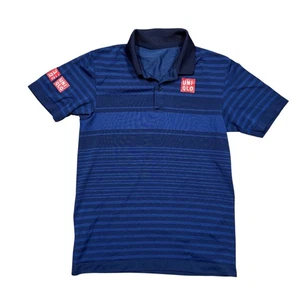 Uniqlo x Kei Nishikori 2017 French Open Tennis Dry-Ex Polo Shirt Mens US XS - Picture 1 of 7