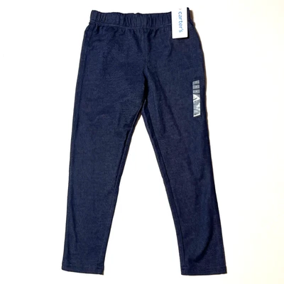 Pantalón Carter’s Pull On Jeggings Talla 7/7A Azul Denim Look Ligero Elástico Nuevo con Etiquetas Foto 1 de 4
