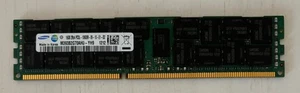 SAMSUNG 16GB 2Rx4 PC3L-10600R ECC REG RDIMM SERVER RAM M393B2G70AH0-YH9 - Picture 1 of 1