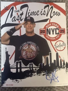 John Cena signed Autogramm MSG NY Last Raw Limited Edition nummeriert Poster 11x14 - Bild 1 von 3