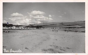 PAR SANDS ST BLAZEY CORNWALL REAL PHOTO POSTCARD 1954 - Picture 1 of 2