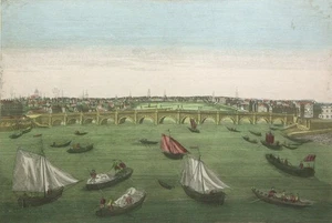 LONDON ALTKOLORIERTER KUPFER 1780 BASSANO, REMONDINI - Picture 1 of 1