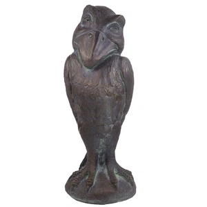 Groteske Wally Vogel Martin Ware Bronze Patina Finish Brighthelm Stone H34cm - Bild 1 von 8