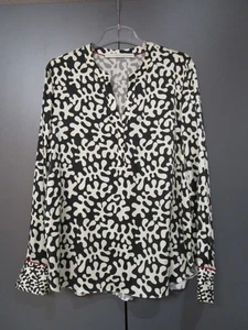 Herzen s Angelegenheit Seidenbluse Neu NP 299,- Schwarz Creme Gr S Z10-108 - Bild 1 von 4