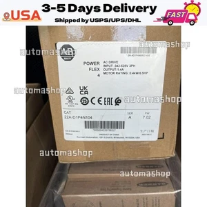 Allen-Bradley 22A-D1P4N104 PowerFlex4 AC Drive AB 22AD1P4N104 New Sealed US - Picture 1 of 4