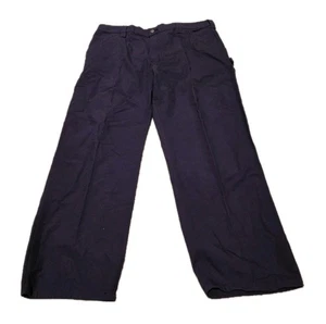 Pantalones sueltos Great Con-Carhartt B151 de segunda mano calce original azul marino para hombre 40X30 - Imagen 1 de 8