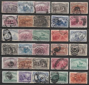 USA 1893 nice lot of 30 Columbus stamps up to 30c very nice quality see scan - Picture 1 of 1