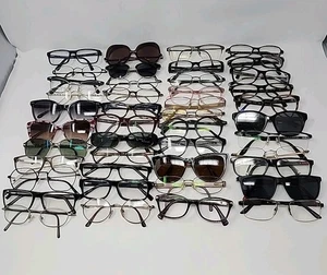 Mixed Lot 44 Eyeglasses Sunglasses Frames ONLY Coach Carrera Ray-Ban Kate Spade - Picture 1 of 7