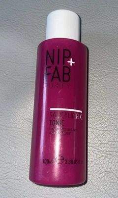 Nip + Fab Purify Salicylic Fix Tonic 100ml Vegan New Free Tracked Postage  - Image 1 of 2