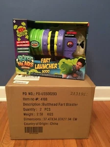 WowWee Fart Launcher 3000 Butt Heads Blaster Gun Interactive Farting Toy NEW - Picture 1 of 4