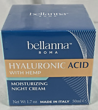 Bellanna Roma Hyaluronic Acid w/ Hemp Moisturizing Night cream 1.7 oz New Sealed