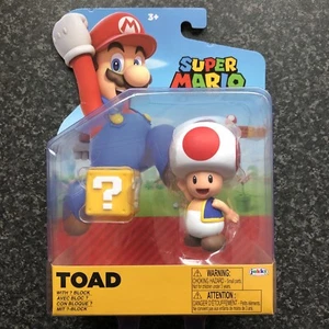 Nintendo Super Mario Toad With ? Block, New - Picture 1 of 10