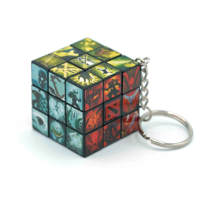 Dota2 Rubick TI8 Swag Bag Rubik Cubo Llavero Dota 2 Llavero Foto 1 de 3