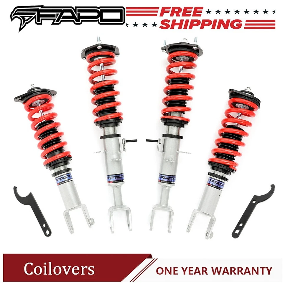 Kits de suspensión FAPO Coilovers para Nissan 350Z 03-08 Ajustable Amortiguadores para bajar altura Foto 1 de 4