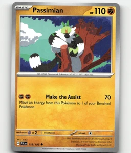 Pokemon Paldéa Passimienne Évolutive 118/193 - Photo 1/1